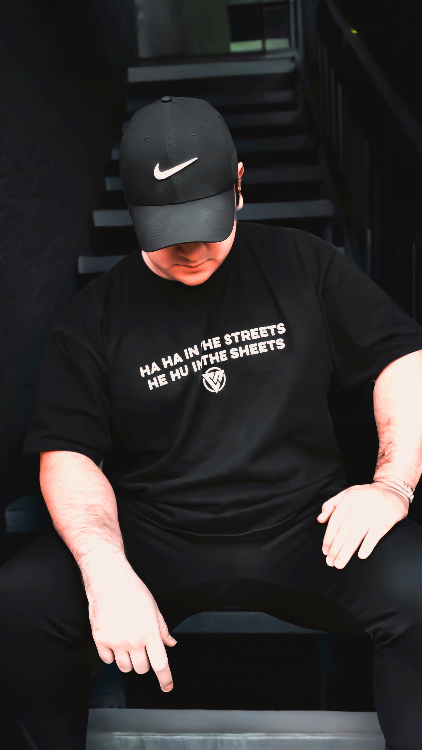 "Ha Ha" Oversized Tee
