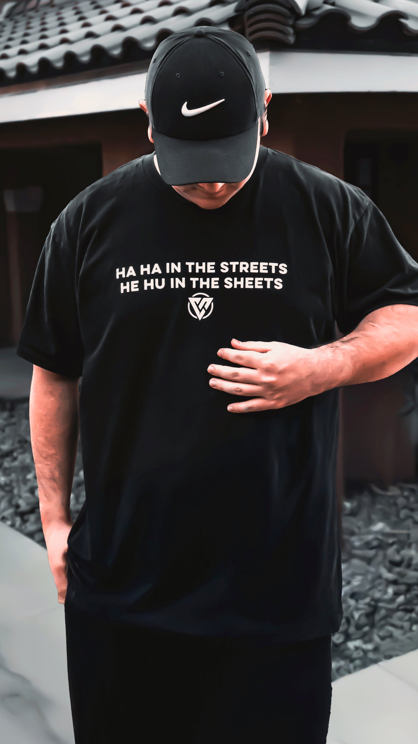 "Ha Ha" Oversized Tee